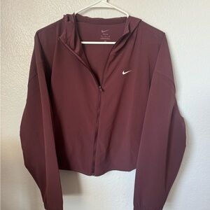 Nike Burgundy Zip-Up Jacket